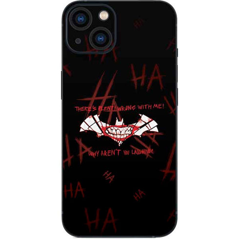 DC Comics The Joker Plenty Wrong With Me iPhone 14 Plus Skin
